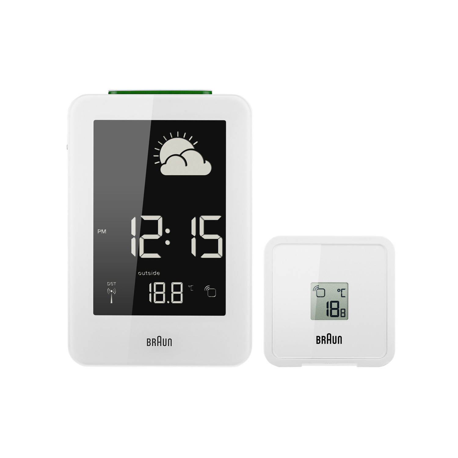 Radio Controlled Weather Station // BNC013RC (Black) Braun Touch