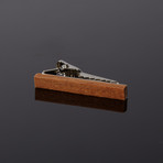 Wooden Tie Clip // Nutmeg