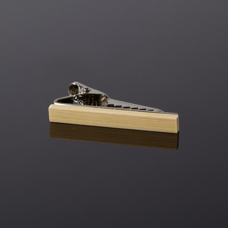 Wooden Tie Clip // Bamboo