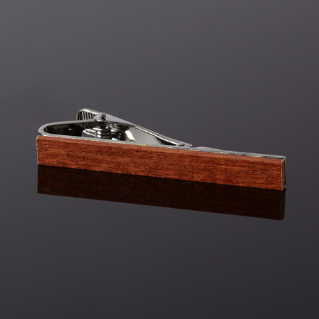 Wooden Tie Clip // Cinnamon