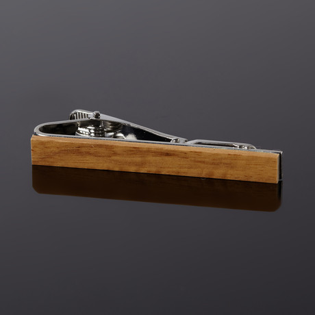 Wooden Tie Clip // Ginger Root