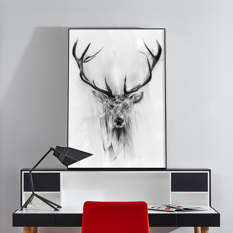 Red Deer (16"W x 24"H x 2"D)