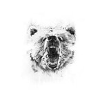 Grizzly (18"W x 24"H x 2"D)