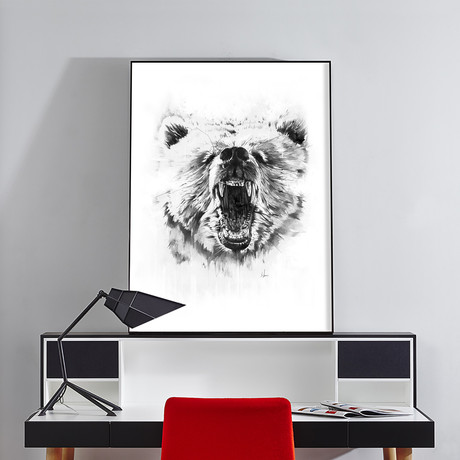 Grizzly (18"W x 24"H x 2"D)