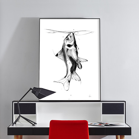 Fish Fuel (21"W x 28"H x 2"D)