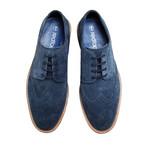 Suede Brogue // Navy (US: 10)