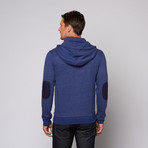 Johnny Fleece Hoodie // Azul Blue (XS)