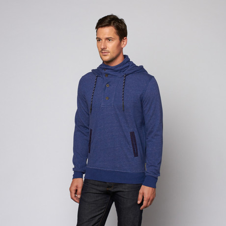 Johnny Fleece Hoodie // Azul Blue (XS)