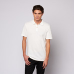 Duofold Self Fabric Polo // White (XS)