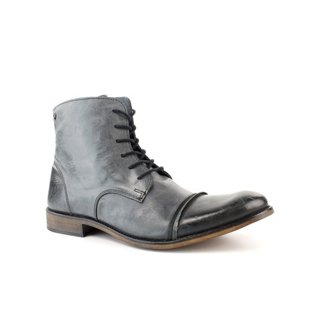 Urban Cap-Toe Ankle Boot  //  Black (US: 9.5)