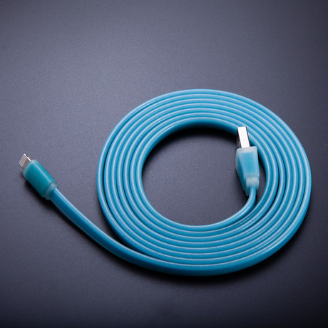 Apple Lightning Charge & Sync Data Cable // Blue (3 Feet)