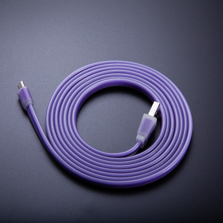 Micro USB Color Cable // Purple (3 Feet)