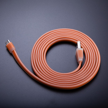 Micro USB Color Cable // Orange (3 Feet)