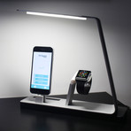 NuDock // Power Lamp Station + NuKi Portable Battery (Space Grey)