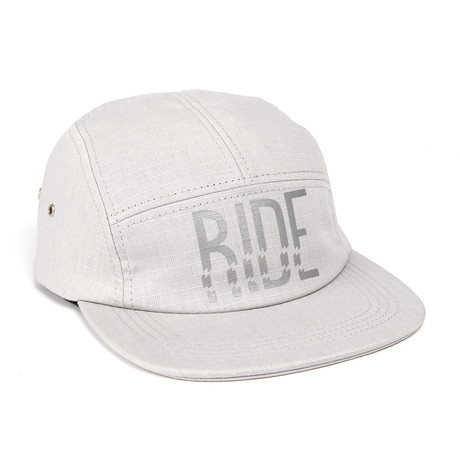 Ride 5 Panel Cap // Grey