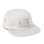 Ride 5 Panel Cap // Grey