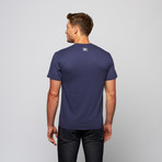 Behind Basic Tee // Navy (S)