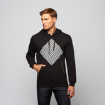 Diamond Hooded Sweatshirt // Black (XL)