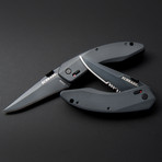 Schrade Mini Landshark Folding Knife (Non Serrated)
