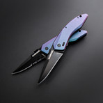 Schrade Mini Landshark ColorShift Folding Knife (Non Serrated)