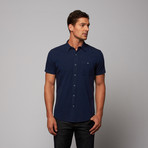ASPECD // Japanese Paisley Short Sleeve // Navy (S)