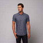 Japanese Paisley Short Sleeve // Light Blue (S/M)