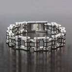 Two Tone Bicycle Chain Bracelet