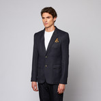 Elbow Patch Blazer // Navy (S)