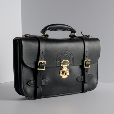No. 8 Briefcase // True Black