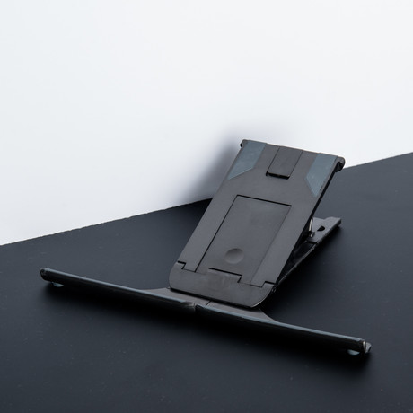 Plinth Tablet Stand // Graphite + Grey