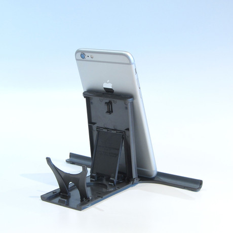 Plinth Tablet Stand // Graphite + Teal