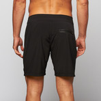 Captain Boardshort // Black (30)