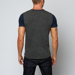 Collins T-Shirt // Navy Stripe (S)