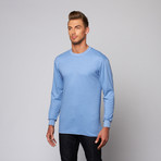 Sportsman // Interlock Long-Sleeve Shirt // Blue (M)