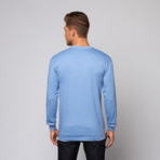 Sportsman // Interlock Long-Sleeve Shirt // Blue (M)