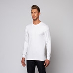 Sportsman // Interlock Long-Sleeve Shirt // White (M)