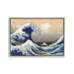 The Great Wave Off Kanagawa (Black Frame: 19"W x 14"H x 2"D)