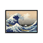 The Great Wave Off Kanagawa (Black Frame: 19"W x 14"H x 2"D)