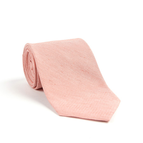Solid Classic Silk Tie // Salmon