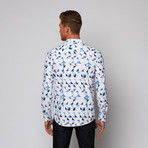 Triangle Button Down Shirt // Blue (2XL)