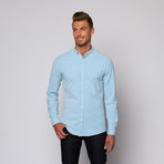 High Summer Oxford Button Down Shirt // Blue (M)