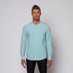 Basic Oxford Button Down Shirt // Lagoon (L)