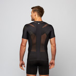 Men's Zipper Posture Shirt 2.0 // Black (XL)