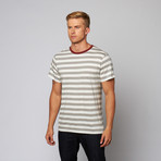 Harrison Stripe Tee // Grey (S)