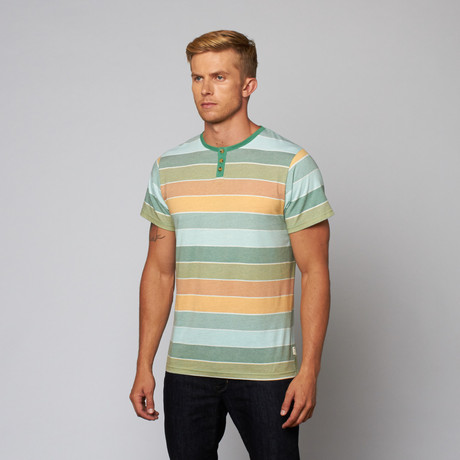 Mason Sublimated Stripe Tee // Gold (S)