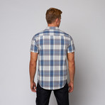 Zuma Plaid Button Up // Indigo (S)