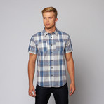 Zuma Plaid Button Up // Indigo (S)