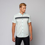 Kansas Stripe Button Up // Mint (S)