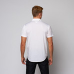 Kansas Stripe Button Up // White (S)