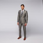 Versace Collection // Two-Piece Suit // Grey Sheen Pinstripe (US: 44R)